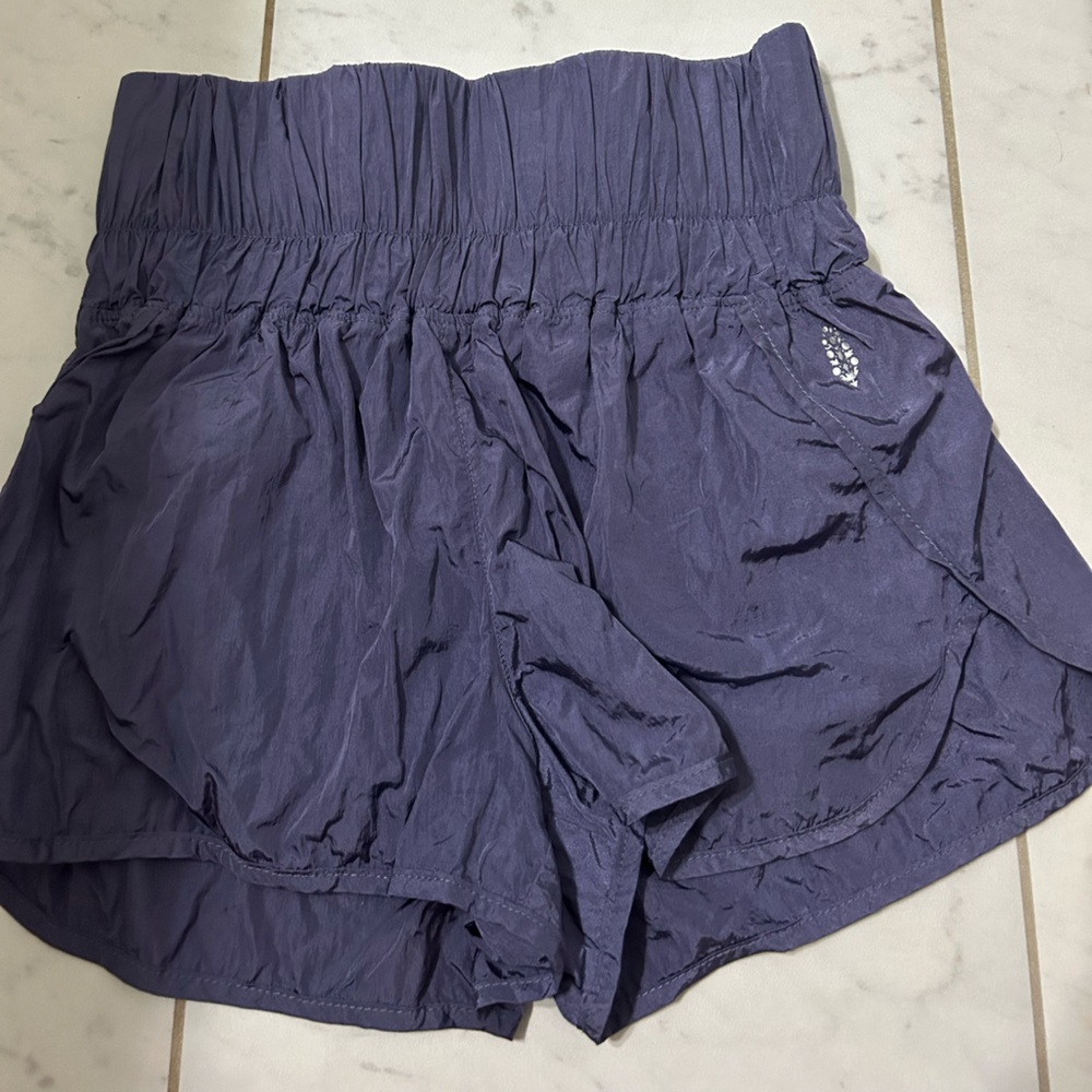 Purple High-Waisted Free people movement Shorts